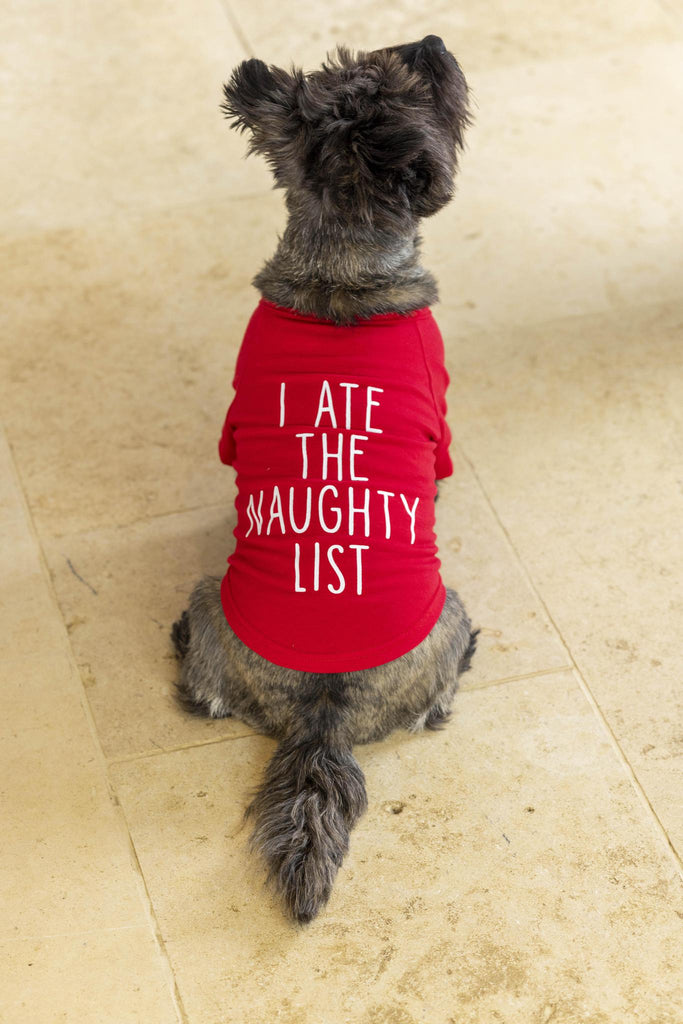 House of Paws 'I Ate The Naughty List' T-Shirt - The Urban Pet Store -