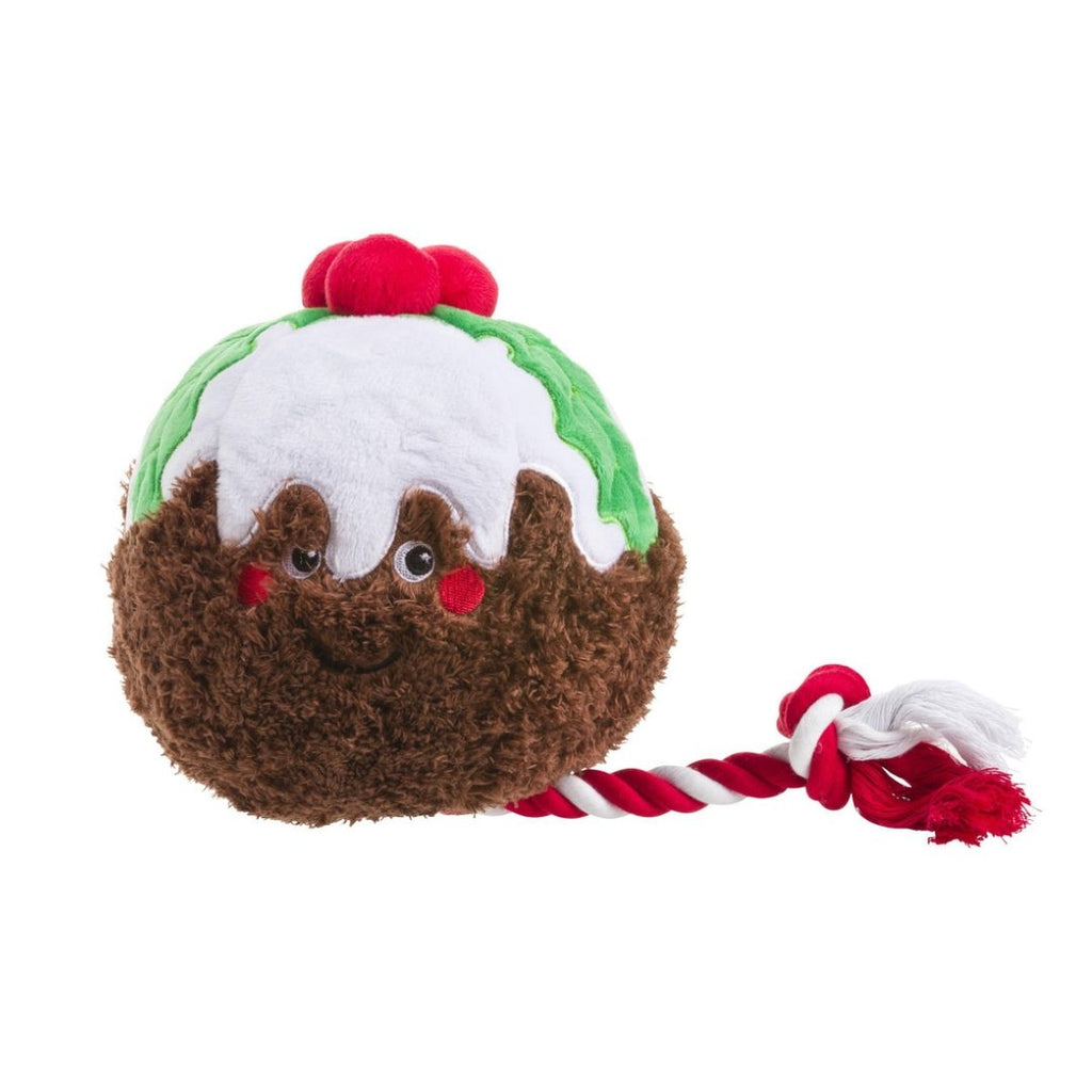House of Paws Party Animal Christmas Pudding Toy - The Urban Pet Store - Dog Toys