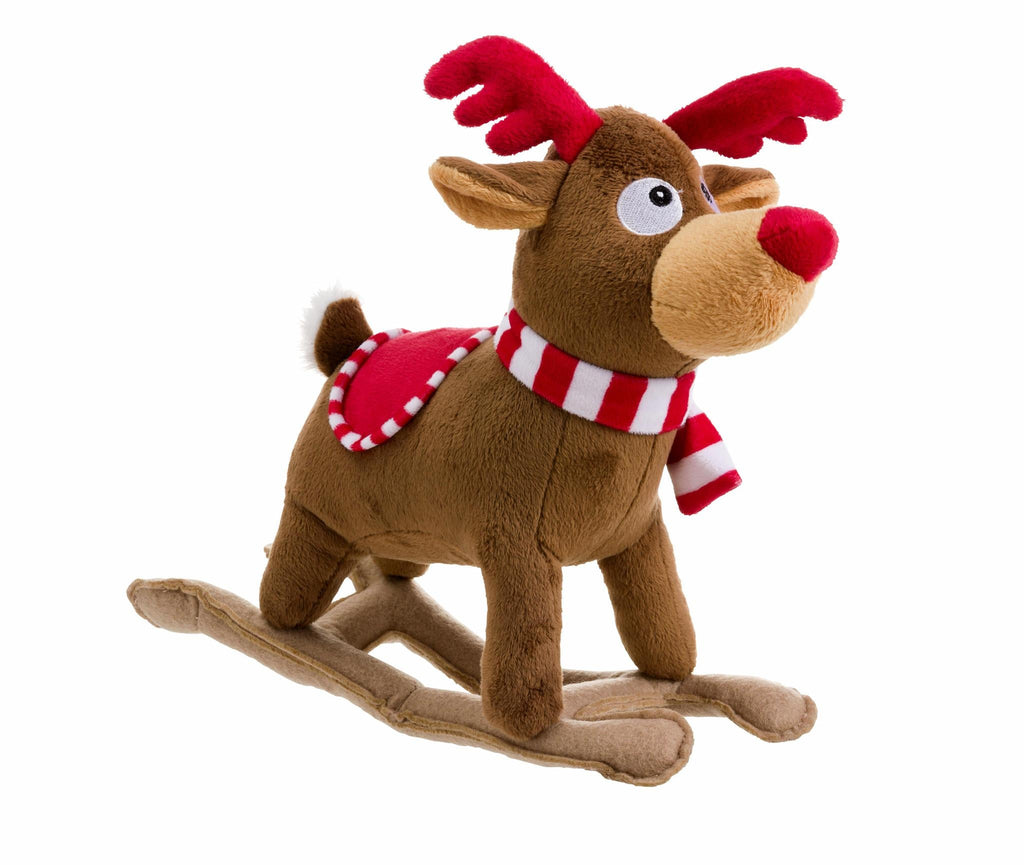 House of Paws Rocking Rudolph Dog Toy - The Urban Pet Store - Dog Toys