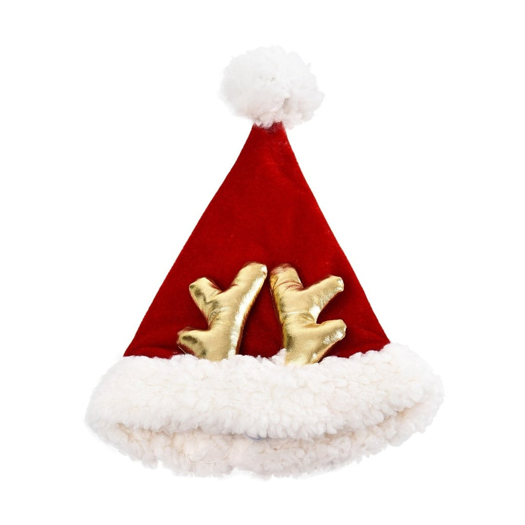 House of Paws Santa Hat Antlers - The Urban Pet Store - Dog Apparel