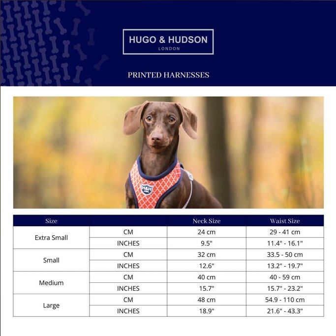 Hugo & Hudson Grey Checked Herringbone Dog Harness - The Urban Pet Store - Dog ApparelHugo & Hudson5056247107533