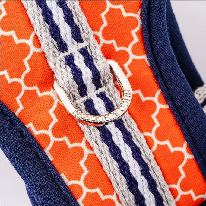 Hugo & Hudson Orange Geometric Dog Harness - The Urban Pet Store - Dog ApparelHugo & Hudson5056247108714
