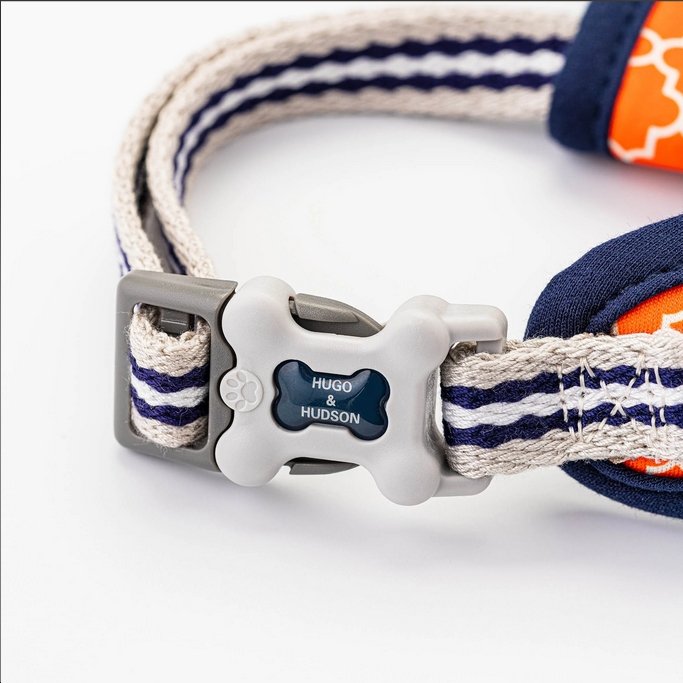 Hugo & Hudson Orange Geometric Dog Harness - The Urban Pet Store - Dog ApparelHugo & Hudson5056247108714