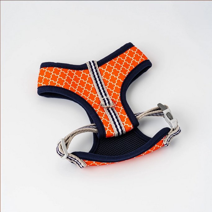 Hugo & Hudson Orange Geometric Dog Harness - The Urban Pet Store - Dog ApparelHugo & Hudson5056247108714