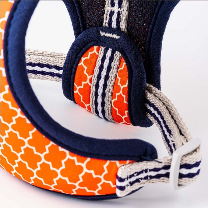 Hugo & Hudson Orange Geometric Dog Harness - The Urban Pet Store - Dog ApparelHugo & Hudson5056247108714