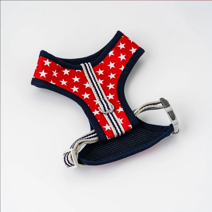 Hugo & Hudson Red Star Dog Harness - The Urban Pet Store - Dog Apparel