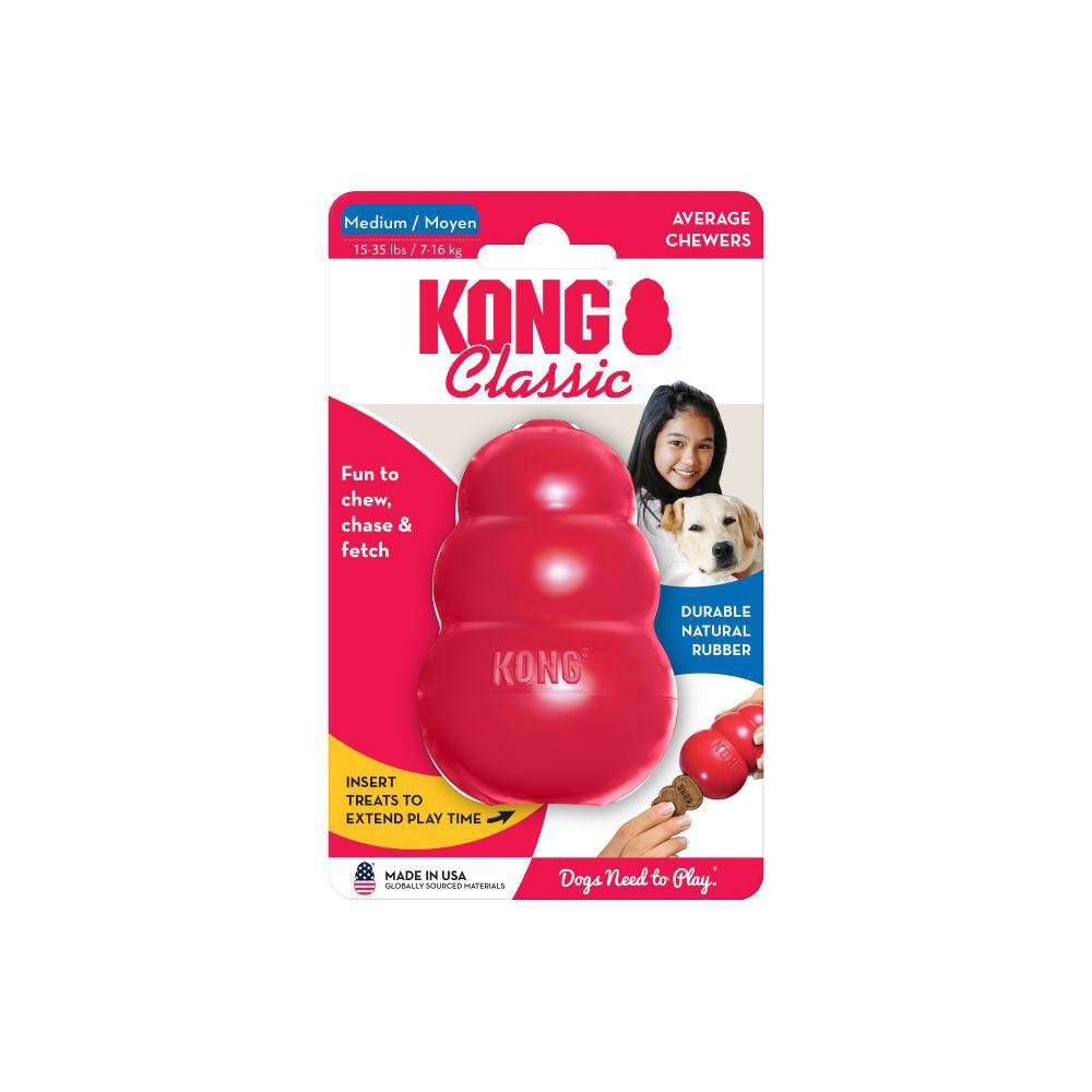 KONG Classic Dog Toy - The Urban Pet Store - Dog ToysKONG035585125008