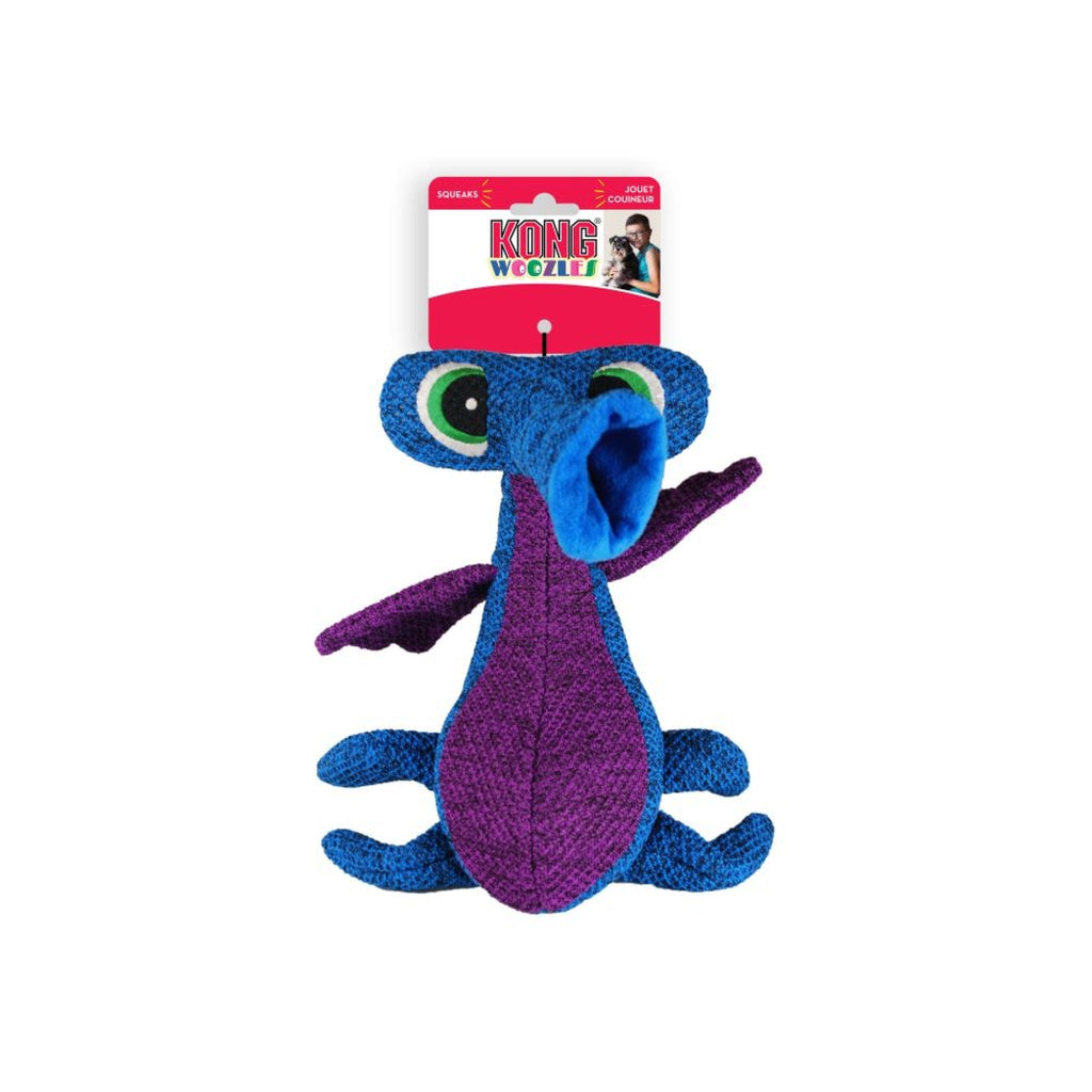 KONG Woozles Dog Toy, Blue - The Urban Pet Store -