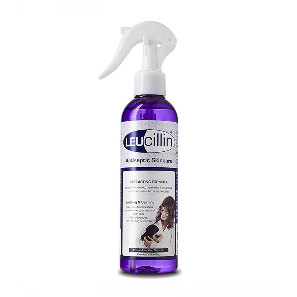Leucillin Non Toxic Antiseptic Animal Skin Spray 150ml - The Urban Pet Store - Pet Medicine