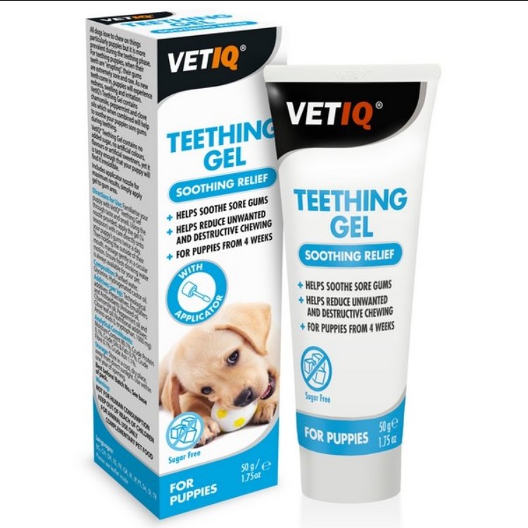 M & C VetIQ Teething Gel For Puppies 50g - The Urban Pet Store - Dog SuppliesVetIQ750826004101