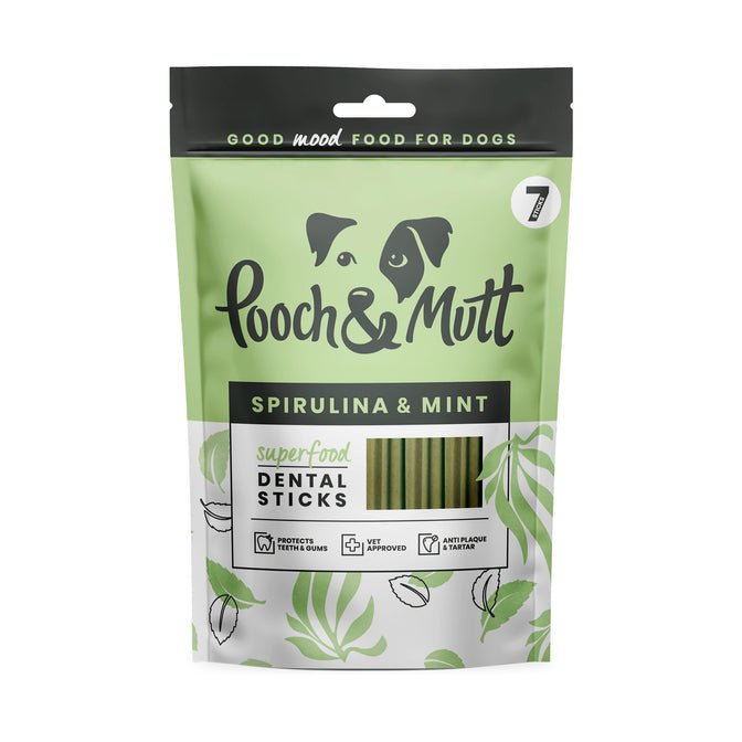 Pooch & Mutt Superfood Dental Sticks for Dogs 7pk - The Urban Pet Store - Dog Treats