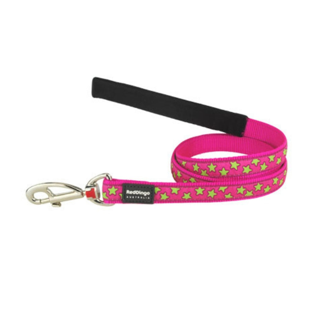 Red Dingo Pink Star Dog Lead - The Urban Pet Store - Dog ApparelRed Dingo9330725046313