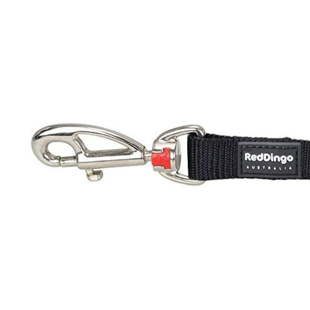 Red Dingo Plain Black Dog Lead - The Urban Pet Store - Dog Apparel