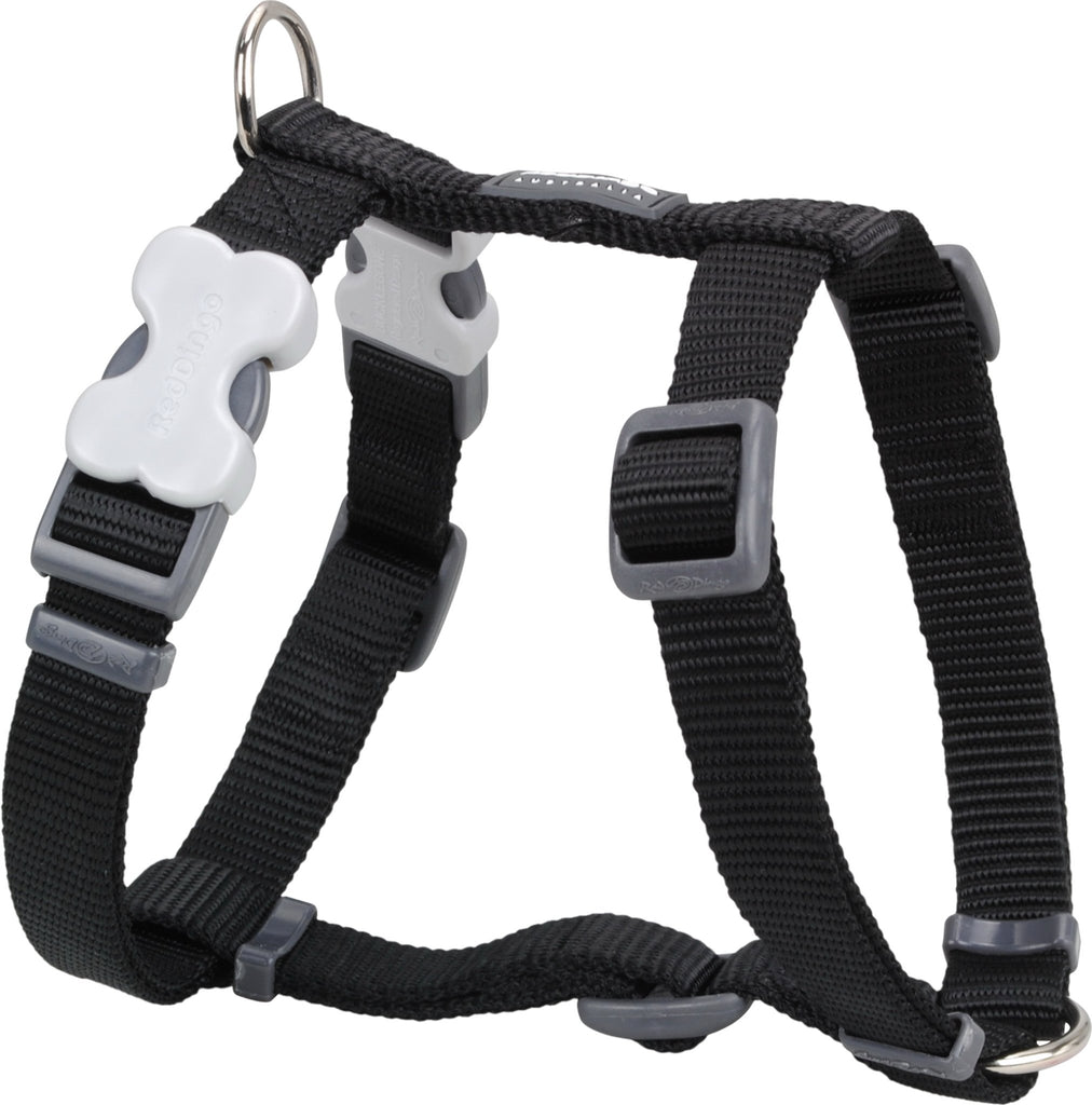 Red Dingo Plain Black Harness - The Urban Pet Store -