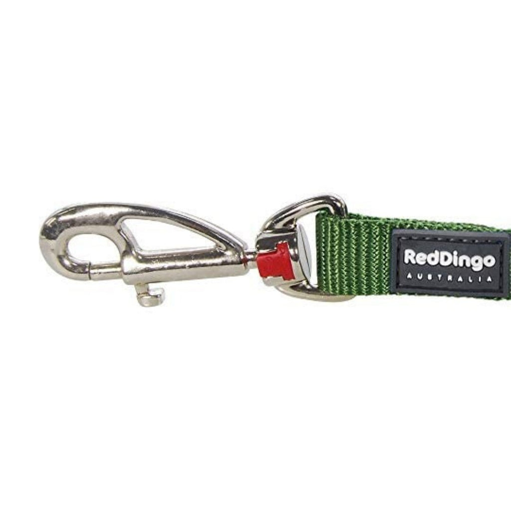 Red Dingo Plain Green Dog Lead - The Urban Pet Store - Dog Apparel