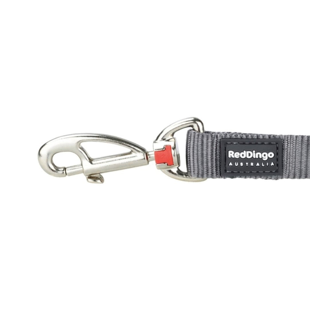 Red Dingo Plain Grey Dog Lead - The Urban Pet Store - Dog Supplies