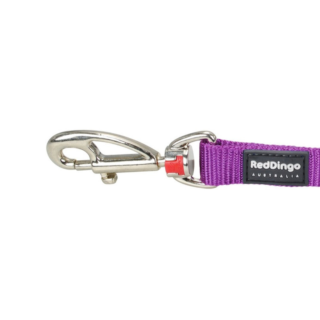 Red Dingo Plain Purple Dog Lead - The Urban Pet Store - Dog Apparel