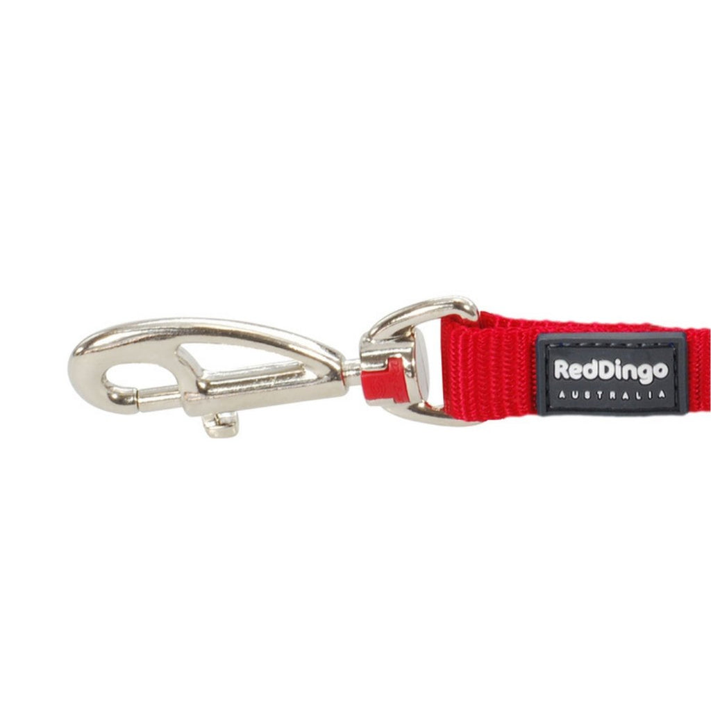 Red Dingo Plain Red Dog Lead - The Urban Pet Store - Dog Apparel