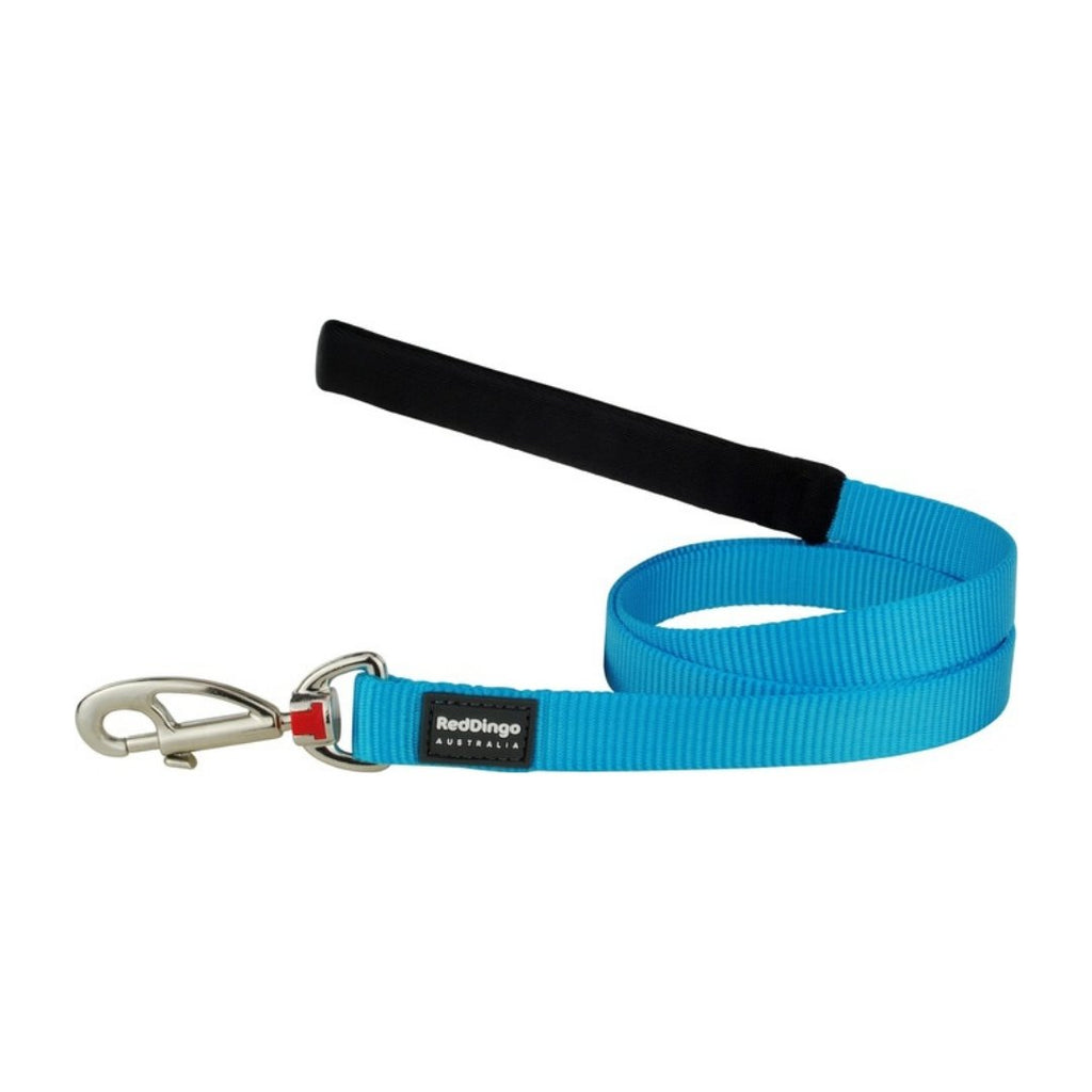 Red Dingo Plain Turquoise Dog Lead - The Urban Pet Store - Dog Apparel