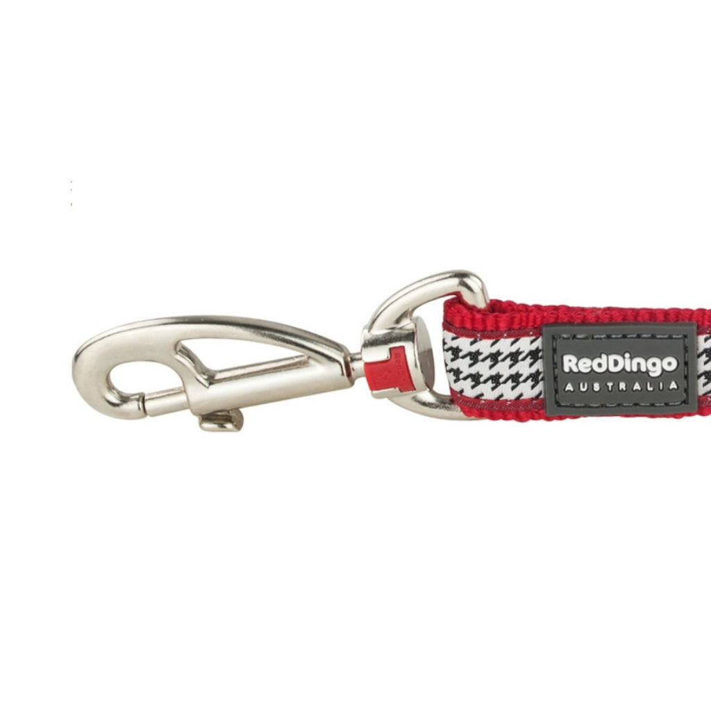 Red Dingo Red Dogtooth Dog Lead - The Urban Pet Store - Dog Apparel