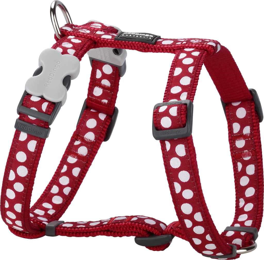Red Dingo Red Polka Dot Harness - The Urban Pet Store - Red Dingo9330725034501