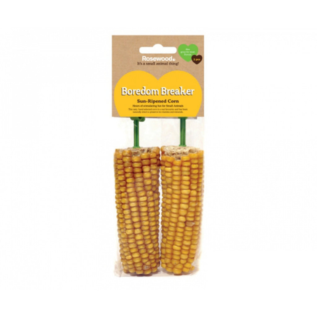 Rosewood Corn on the Cob 2pcs - The Urban Pet Store - Small Animal Treats