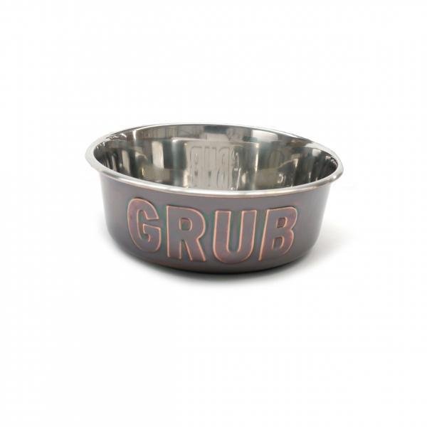 Rosewood 'Grub' Steel Dog Bowl - The Urban Pet Store - Pet Bowls, Feeders & Waterers