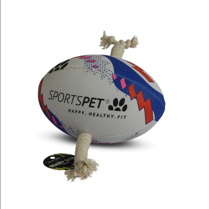 Sportspet Rugby Ball Size 1 (Small) - The Urban Pet Store -