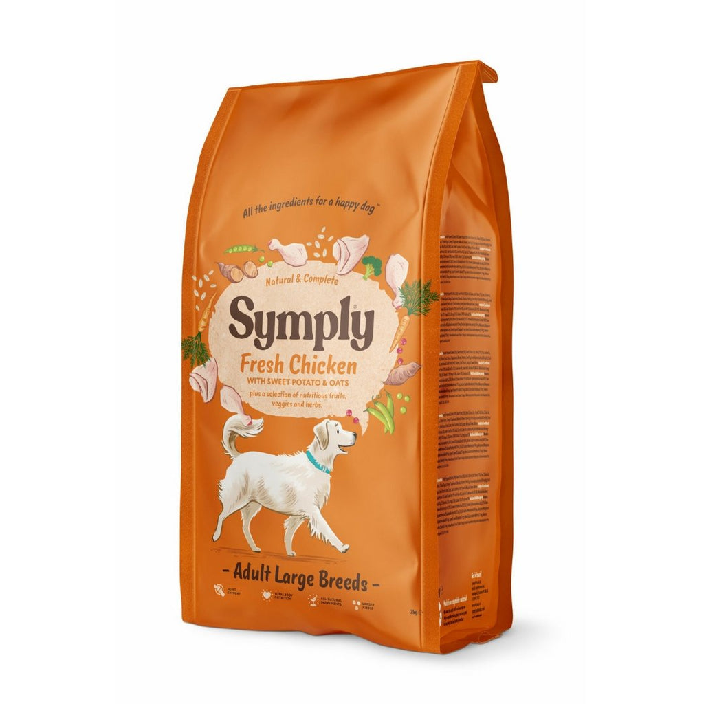 Symply Adult Large Breed Dog Food Chicken - The Urban Pet Store - Dog Food