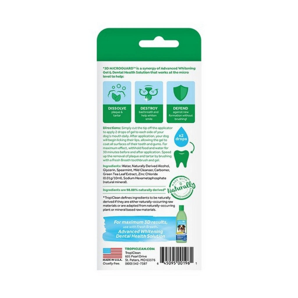 Tropiclean Advanced Whitening Gel & Drops 118ml - The Urban Pet Store - Dog SuppliesTropiclean645095001961