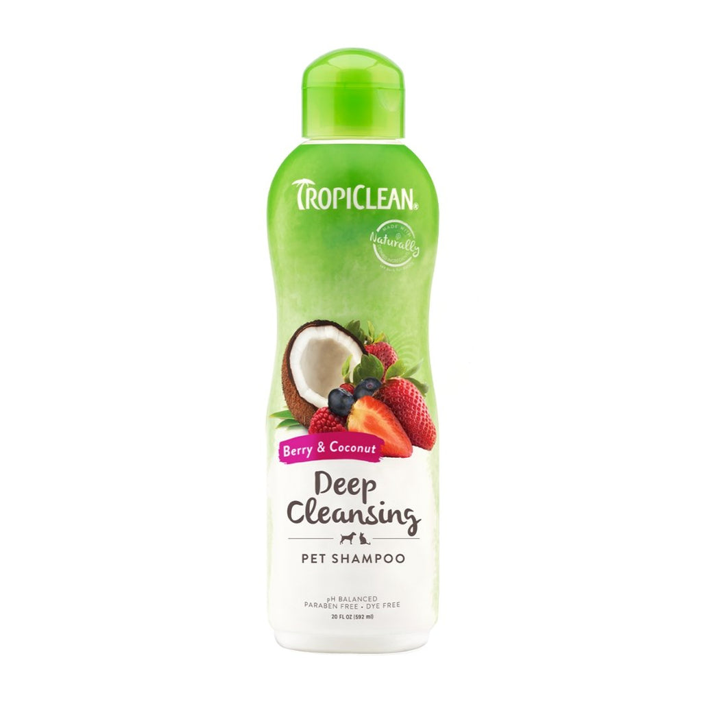TropiClean Berry & Coconut Pet Shampoo 355ml - The Urban Pet Store - Pet Shampoo & Conditioner