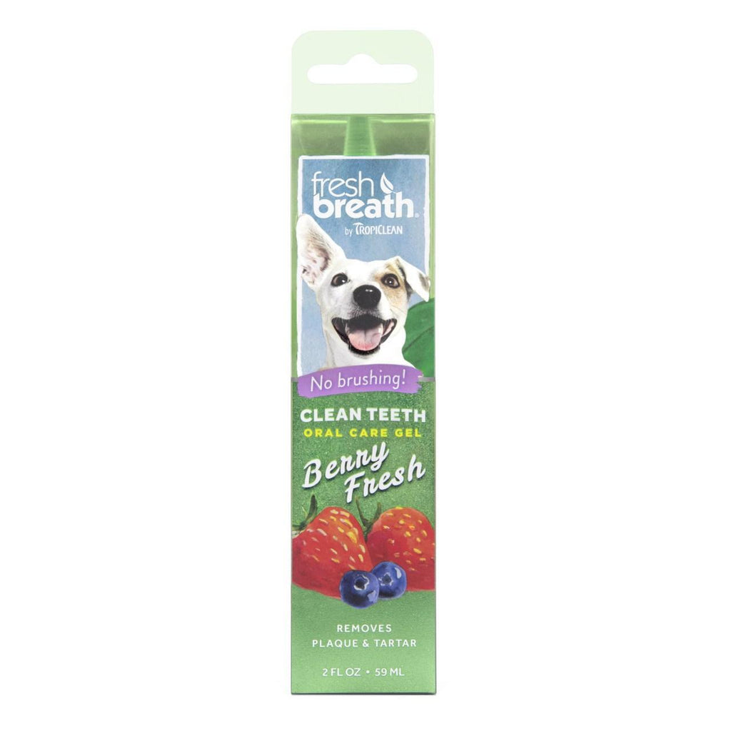 Tropiclean Fresh Breath Berry Fresh Gel 59ml - The Urban Pet Store - Pet SuppliesTropiclean645095002296