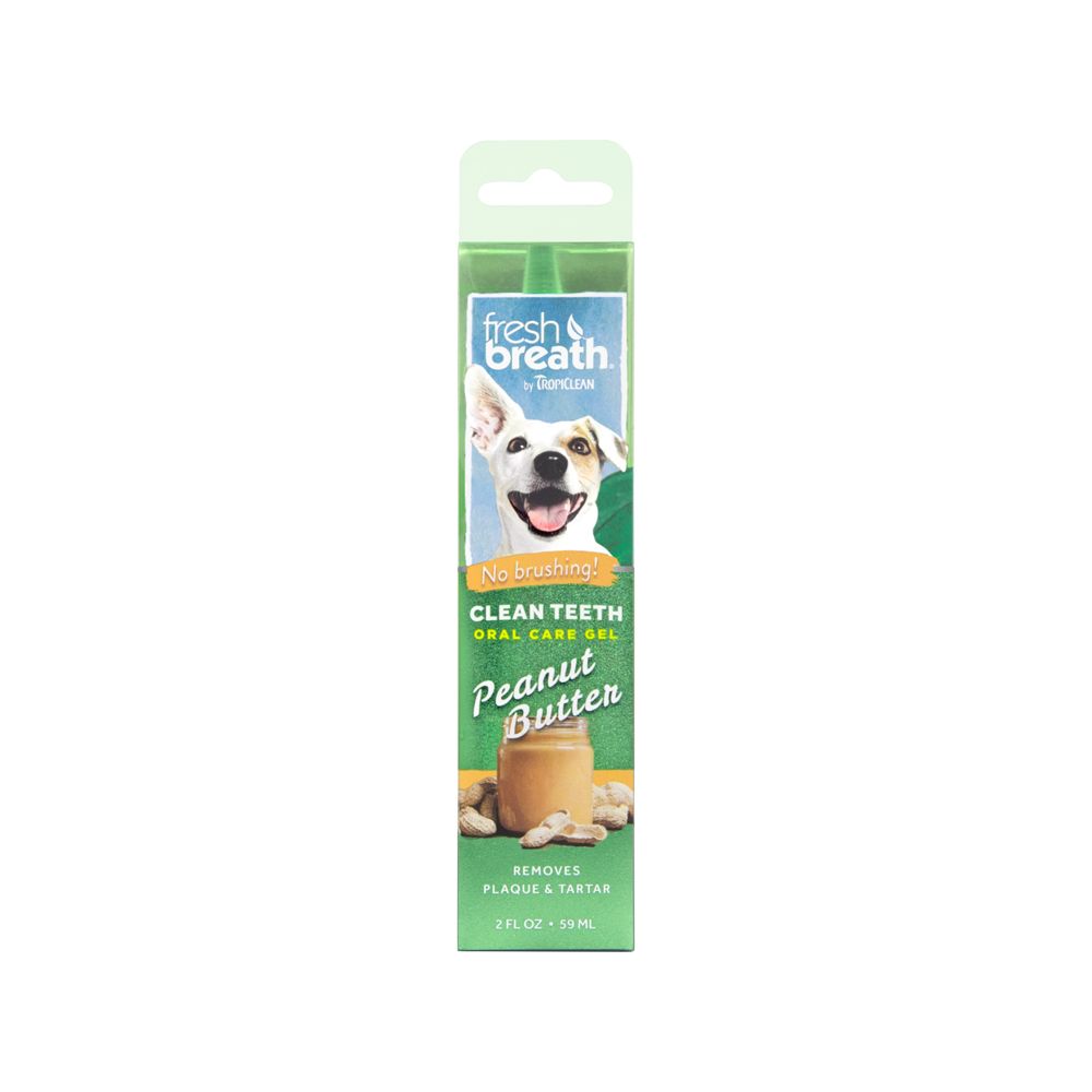 Tropiclean Fresh Breath Peanut Butter Gel 59ml - The Urban Pet Store - Dog SuppliesTropiclean645095002319