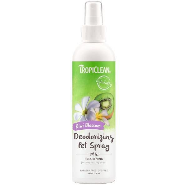 TropiClean Kiwi Blossom Deodorant Spray 236ml - The Urban Pet Store -