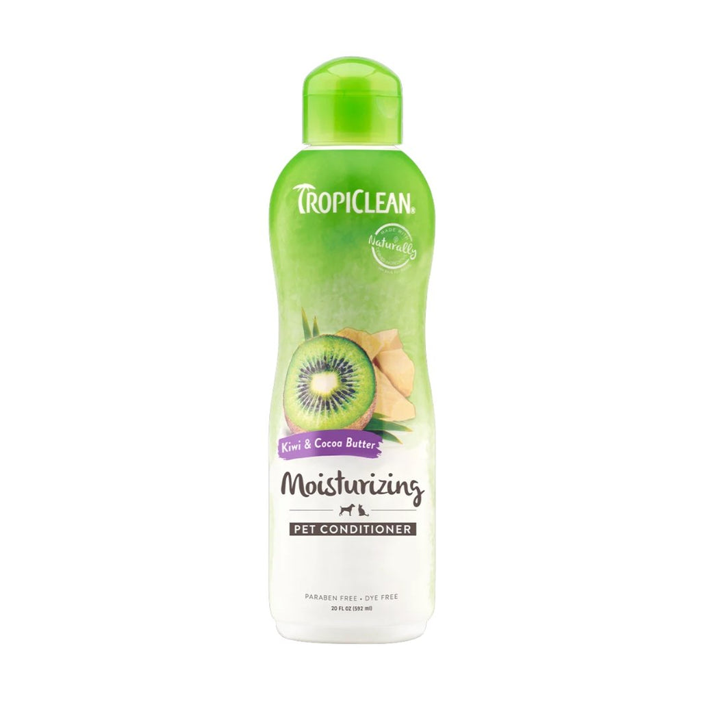 TropiClean Kiwi & Cocoa Butter Pet Conditioner 355ml - The Urban Pet Store - Pet Shampoo & ConditionerTropiclean645095202511