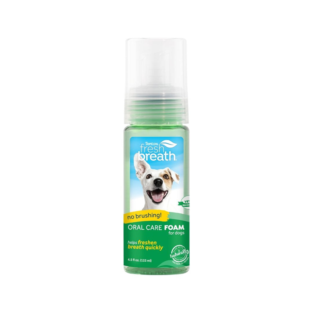 TropiClean Oral Care Foam 133ml - The Urban Pet Store -